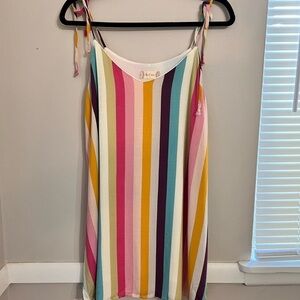 Altar’d State Fun Striped Tie Top Dress
